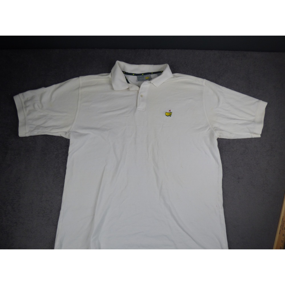Augusta National Golf Shop Slazenger White Masters Polo Shirt Mens XXL Cotton